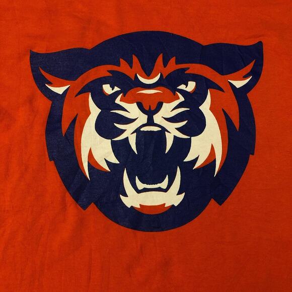 Mens Orange LC Big Cat Graphic Tee - Picture 3 of 5